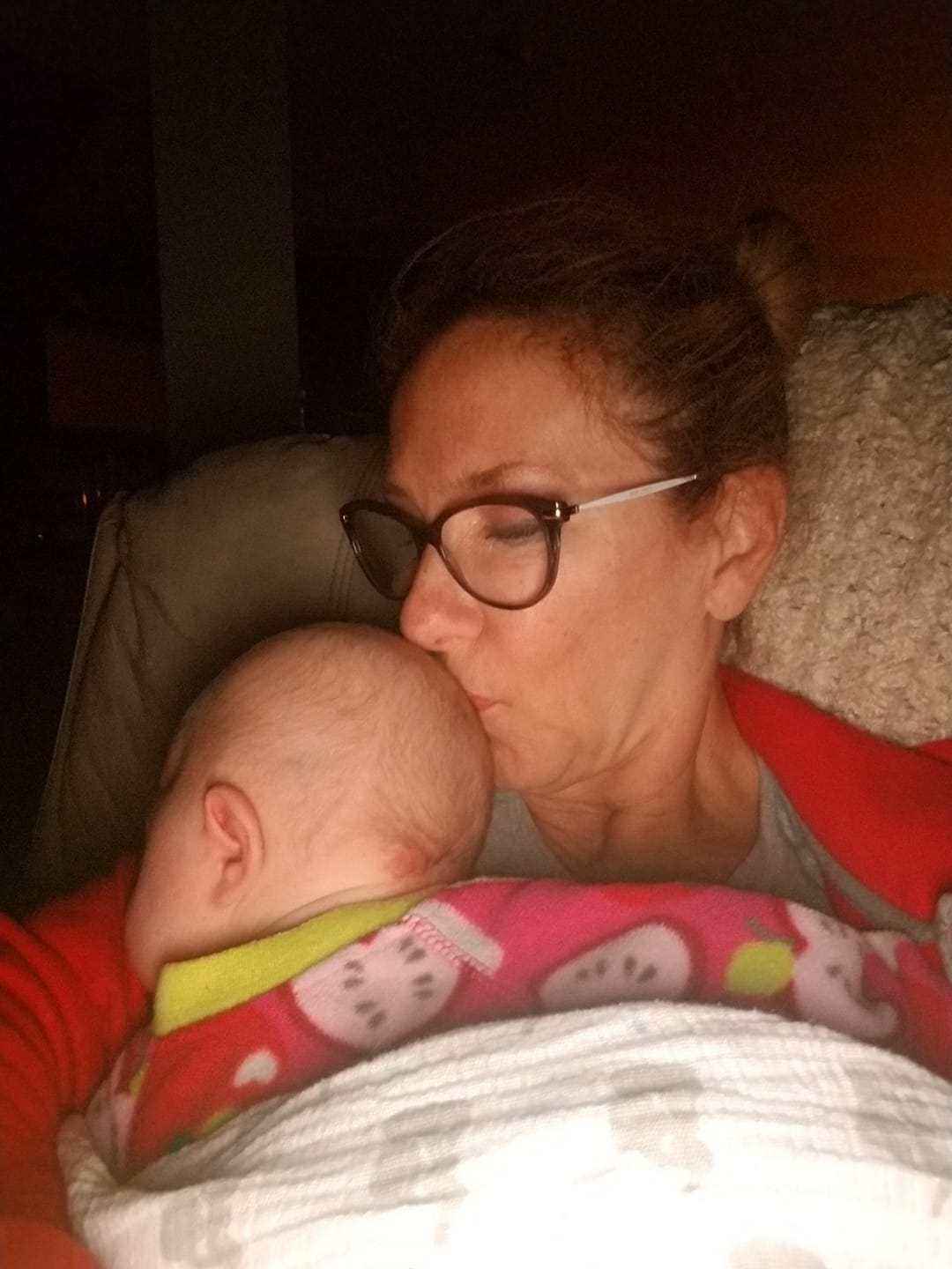 Donna with her grandbaby