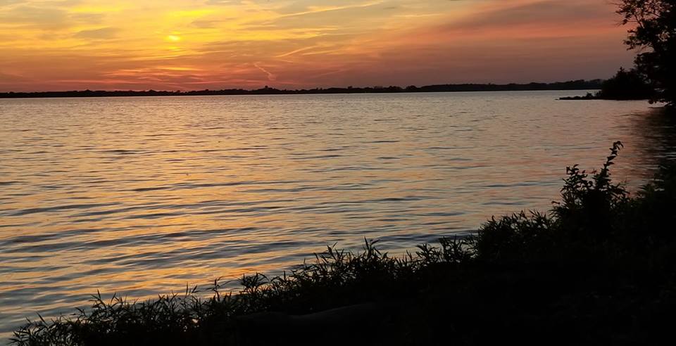 Lake sunset